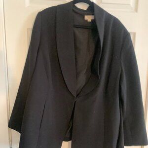 LOFT Plus Black Blazer